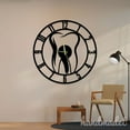 thumbnail image 3 of Handmadetneonsign Tooth Wall Clock Unique, Text Oversize Wall Clock, Dentistry Year Date Round Wall Clock 56020, 3 of 5