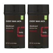 Every Man Jack Deodorant, Cedarwood 3 oz ( 2 Pack )