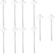 thumbnail image 1 of 10 Pcs Luminous Camping Tent Pegs Set,Florescent Metal Stakes for Secure Pitching, Essential Outdoo, 1 of 5