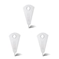thumbnail image 4 of Abridor de latas de comida Cateissary Herramienta de apertura de tarro de mermelada Removedor de tapa ergonómico Blanco 3Conjunto, 4 of 6