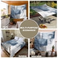thumbnail image 6 of Blue Large Tapestry for Bedroom Wall Hanging Tapestry, Retro Oil Painted Modern Abstract Art Ceiling Backdrop Tapestries Poster Blanket Wall Decor for Teens Room Living Room Dorm 85" x 90", 6 of 8