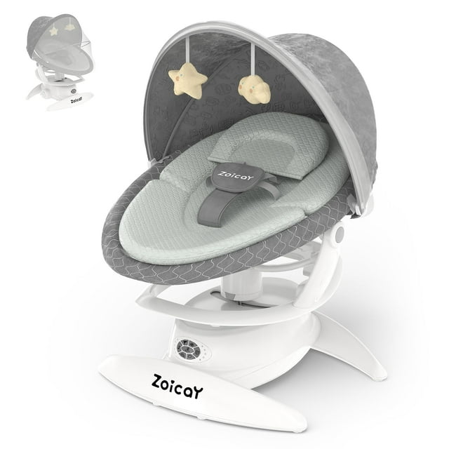 Baby Swing Zoicay eléctrico 3 en 1 con sensor de movimiento y Bluetooth
