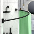 thumbnail image 6 of ‎NingFu 38" to 72" Adjustable Arched Curved Shower Curtain Rod, Aluminium, 6 of 7