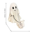 thumbnail image 7 of Ghost Walking Dog Statue,Halloween Ghost Walking Dog Statue,Ghost Walking His Ghost Dog Halloween Ghost Dog Statues Spooky Ghost Dog Halloween Figurine Home Tabletop Decorations,Halloween Figurines, 7 of 7