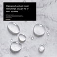 thumbnail image 3 of Transemion 11pieces Style To Bathroom With Waterproof Shower Curtain Modern Space-saving Polyester Bath Curtain For Bathroom XHBOHO-074 180x200cm 1Set, 3 of 6