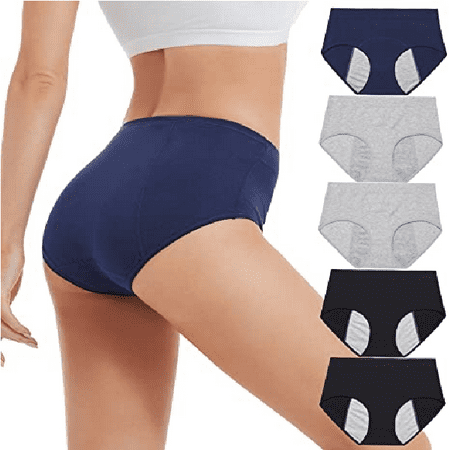 

Side Leakage Proof Physiological Triangle Women s Underwear Cotton Women s Breathable Solid Color Underwear Seamless Comfortable Underwear 5Pcs