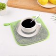 thumbnail image 5 of Daily Kitchen Cotton Terry Pot Holder Heat Resistant Pot Holder for Cooking and Baking Set of 5 Green Apple, 5 of 5