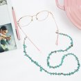 thumbnail image 2 of Miangastore Irregular Turquoise Eyeglass Strap Lanyard Beading Chain Anti-lost Eyeglass Chain, 2 of 9