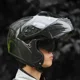 thumbnail image 3 of Casco de motocicleta ECE abatible y seguro, asequible, con doble lente, para carreras, casco de motocicleta de fibra de carbono B1, 3 of 4