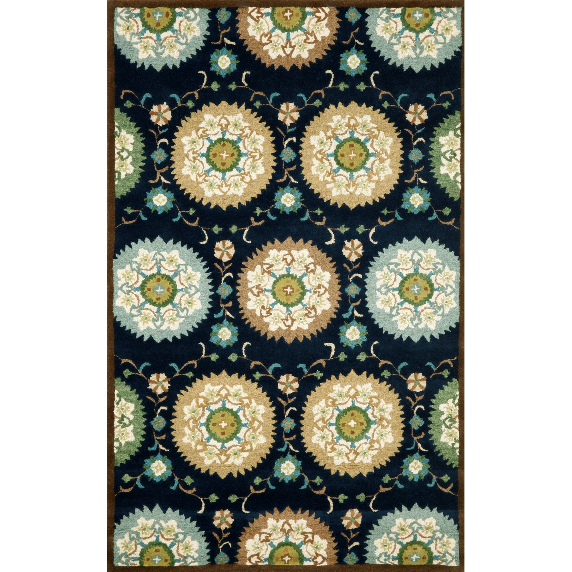 Liora Manne Seville Suzanie Indoor Rug Navy 42 X66 Com
