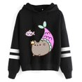 thumbnail image 3 of Ullzang-Sudadera con estampado de gato Pusheen para mujer, ropa con capucha de estilo coreano, Kawaii, Harajuku, 3 of 5