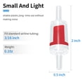 thumbnail image 2 of Aquaneat Aquarium Check Valve, Air Pump One Way Non Return Valve, Red, 10pcs, 2 of 4