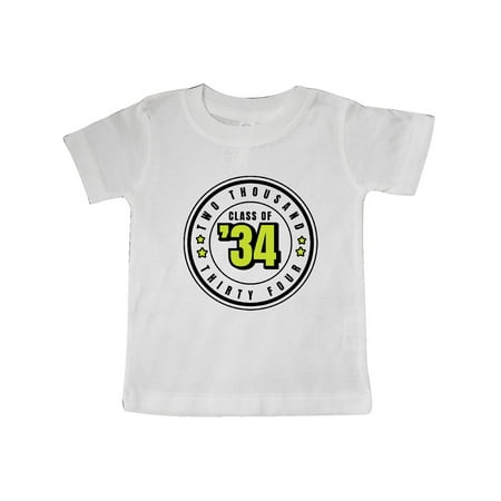

Inktastic Class of 2034 in Black Circle with Stars Gift Baby Boy or Baby Girl T-Shirt