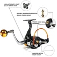 thumbnail image 3 of Sougayilang 12+1BB Smooth Saltwater Fishing Reels Spinning Powerful Drag - Ball Handle, 3 of 7