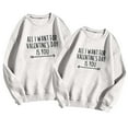 thumbnail image 3 of Couple Sweatshirts Womens Sweatshirts No Hood Valentines Day Couple Sweatshirts Crew Neck Sweatshirt for Mens Unisex Graphic Print Crewneck Pullover Sweatshirts for Women, 3 of 4