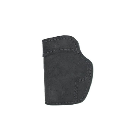 Daltech Force BLACK Universal ComfortWeight Gun Holster with Sweat Guard - Inside the Waistband - IWB Leather Holster -CCW - Concealed Carry - Made in the