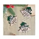 thumbnail image 4 of Adorno colgante de madera para árbol de Navidad - Decoración navideña de madera natural para casa, oficina y centro comercial - Decoración colgada festiva, 4 of 5