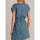thumbnail image 3 of Vestido BLENCOT de manga corta casual de verano para mujer P604, 3 of 6