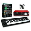 Alesis Q49 49-Key MIDI Keyboard Controller Packages Intermediate Virtual Instrument Package