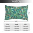 thumbnail image 2 of Cauagu Mushrooms and Flowers Print Pillow Covers with Envelope Closure,1PC Pillow Cases Decorative Pillow Case for Bed & Couch, Pillows Not Included-20"x30", 2 of 6