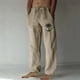 thumbnail image 1 of Pantalones largos para hombre, moda, estampados, casuales, cintura elástica con bolsillo, pantalones deportivos, pantalones de poliéster para hombre., 1 of 4