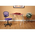 thumbnail image 2 of OSP Home Furnishings Mesh Task Chair In Purple Fabric, 2 of 5