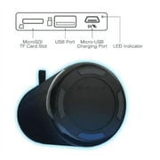 Tzumi Bluetooth Portable Speaker, Black, 8226HD