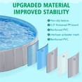 thumbnail image 2 of Yaheetech Portable PVC Pet Swimming Pool with Non-slip Bottom for Dogs Cats, XXL, Gray, 2 of 7