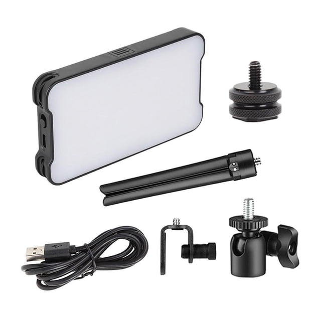 luz de relleno,Cámara LED luces fotografía selfie teléfono,Panel de luz de relleno bicolor recargable regulable,video Lámpara vlog videocámara portátil maquillaje,Estudio fotográfico con CUTICAT luz de relleno