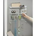 thumbnail image 3 of iDesign Classico Hanging Fashion Jewelry Organizer, Wall Mount, 3 of 7