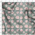 thumbnail image 4 of Soimoi Polyester Crepe Fabric Peony Floral Decor Fabric Printed Yard 42 Inch Wide, 4 of 6