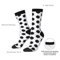 thumbnail image 6 of Honeii Soccer Ball Print Adult Socks,Crew Socks,Casual Calf Socks,Daily Wear Socks for Men & Women, Perfect for Sports, Casual and Everyday Use, 6 of 6