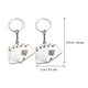 thumbnail image 3 of 2 llaveros colgantes de cartas de póker, llavero decorativo con colgante de naipes, llavero colgante, 3 of 7