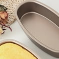 thumbnail image 7 of 3 Pieces Non Stick Oval Shape Cake Pan Cheesecake Loaf Bread Mold Baking Tray for Oven and Baking, 7 of 7