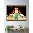thumbnail image 2 of Psychic Readings : Vintage Fortune Teller Advertising Print Poster Wall Art, Modern Wall Decor For Living Room Bedroom, 24x36 UNFRAMED, 2 of 3
