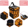 thumbnail image 2 of Basketball Foldable Car Trash Can with Lid, Leak-proof Mini Garbage Bin, Hanging Storage Bag, 2 of 6