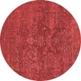 thumbnail image 1 of Ahgly Company Indoor Round Oriental Red Industrial Area Rugs, 6' Round, 1 of 4