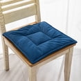 thumbnail image 1 of Nvzi Cojín de asiento para jardín, patio, hogar, cocina, oficina, grueso y cómodo, color azul marino, 40,6 x 40,6 cm, 1 of 5