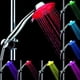 thumbnail image 2 of cuarto de baño de la cabeza de ducha LED 7 colores que cambian la luz del resplandor del grifo de agua, 2 of 9