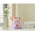 thumbnail image 6 of Scottish Cow Plush Toy Stuffed Highland Cow Plush Simulation Highland Cow with Bell,Purple, 6 of 6