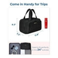 thumbnail image 2 of Portable Large Capacity Lightweight Women Fluffy Makeup Bag Travel Toiletry Bag Storage Bag Travel Storage Case PINK, 2 of 8