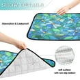 thumbnail image 4 of Qxltty Light Blue Green Glass Cat litter Pads Pet Set of 3 Diaper Mats Center Anti-leakage Layer Absorbent Soft and Comfortable, 4 of 7