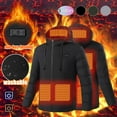 thumbnail image 6 of Turilly Unisex Heated Jackets USB Intelligent Constant Temperature Windproof Plus Size Coat For Men And Women Winter 15 Heated Jacket Coat, 6 of 6