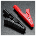 thumbnail image 4 of 6X Insulated Alligator Clip Connector Clamp Testing Probe Red+Black, 4 of 5