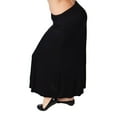 thumbnail image 3 of 24/7 Comfort PlusWomen's Plus Size Maxi Skirt, 3 of 15