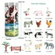 thumbnail image 3 of Fiudx juguetes para niños pequeños 12 juegos de adornos de modelo de traje de aves de corral y animales pequeños de simulación colorida, 3 of 7