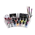 thumbnail image 3 of K-Cliffs Clear Acrylic Makeup Organizer w/19 Compartments /Lipsticks Nail Polish/Brushes Organizer., 3 of 9
