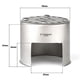 thumbnail image 1 of Ultra-lightweight Titanium Wood Camping Stove, 1 of 4