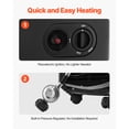 thumbnail image 6 of KFFKFF Portable Propane Heater, Adjustable 6000-18000 BTU with Three Temperature Settings & Safety Features, Efficient Heating for Spaces up to 450 Sq. Ft, Ideal for Camping, Garage, Patio, 6 of 9