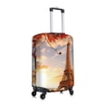 thumbnail image 3 of Disketp Eiffel Tower With Red Leaves In Paris Elastic Travel Luggage Cover Travel Suitcase Protective Cover For Trunk Case Apply To 18''-32'' Suitcase Cover-Medium, 3 of 9